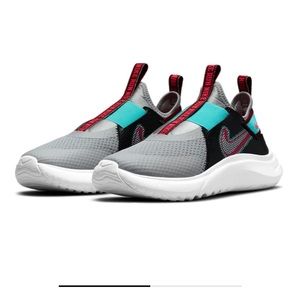 Nike Flex Plus SE Running Shoes Grey/Black/Red GS DD1145-001